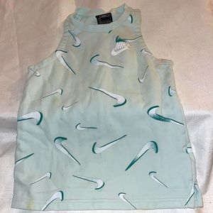 NIKE SLIM FIT UNIQUE MINT GREEN TANK BNWOT